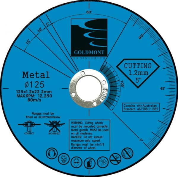 125 x 2.5 x 22.2mm cutting disc available in stock in Kalgoorlie
