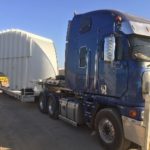 Induction system loaded in Kalgoorlie for transport to site